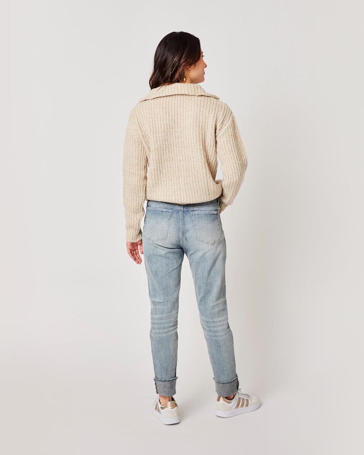 image:imageCarve Designs Carson Boyfriend Jeans for Women MidRise amp Relaxed FitBeach Blue