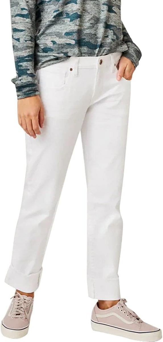 image:imageCarve Designs Carson Boyfriend Jeans for Women MidRise amp Relaxed FitWhite