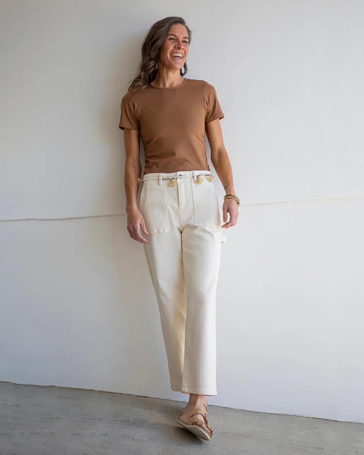 image:imageCarve Designs Corey Denim PantEcru