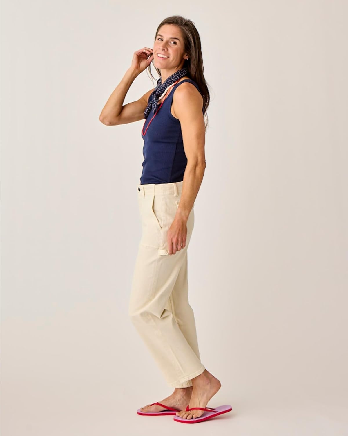 image:imageCarve Designs Corey Denim PantEcru