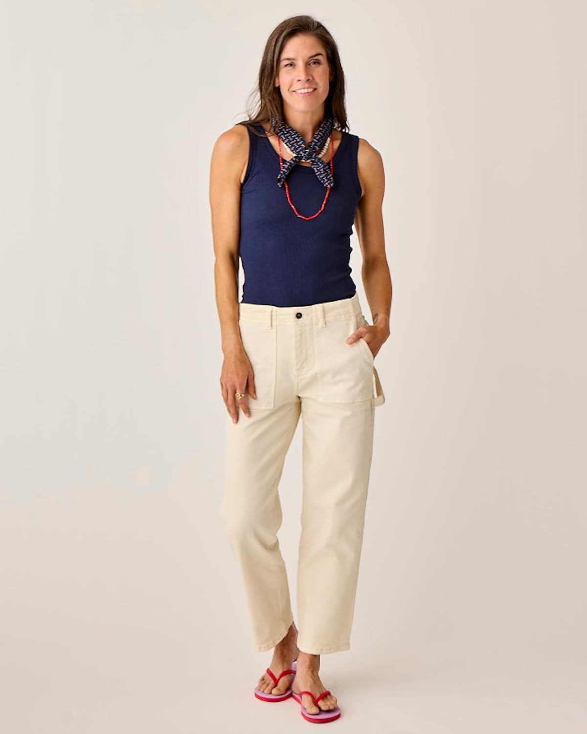 image:imageCarve Designs Corey Denim PantEcru