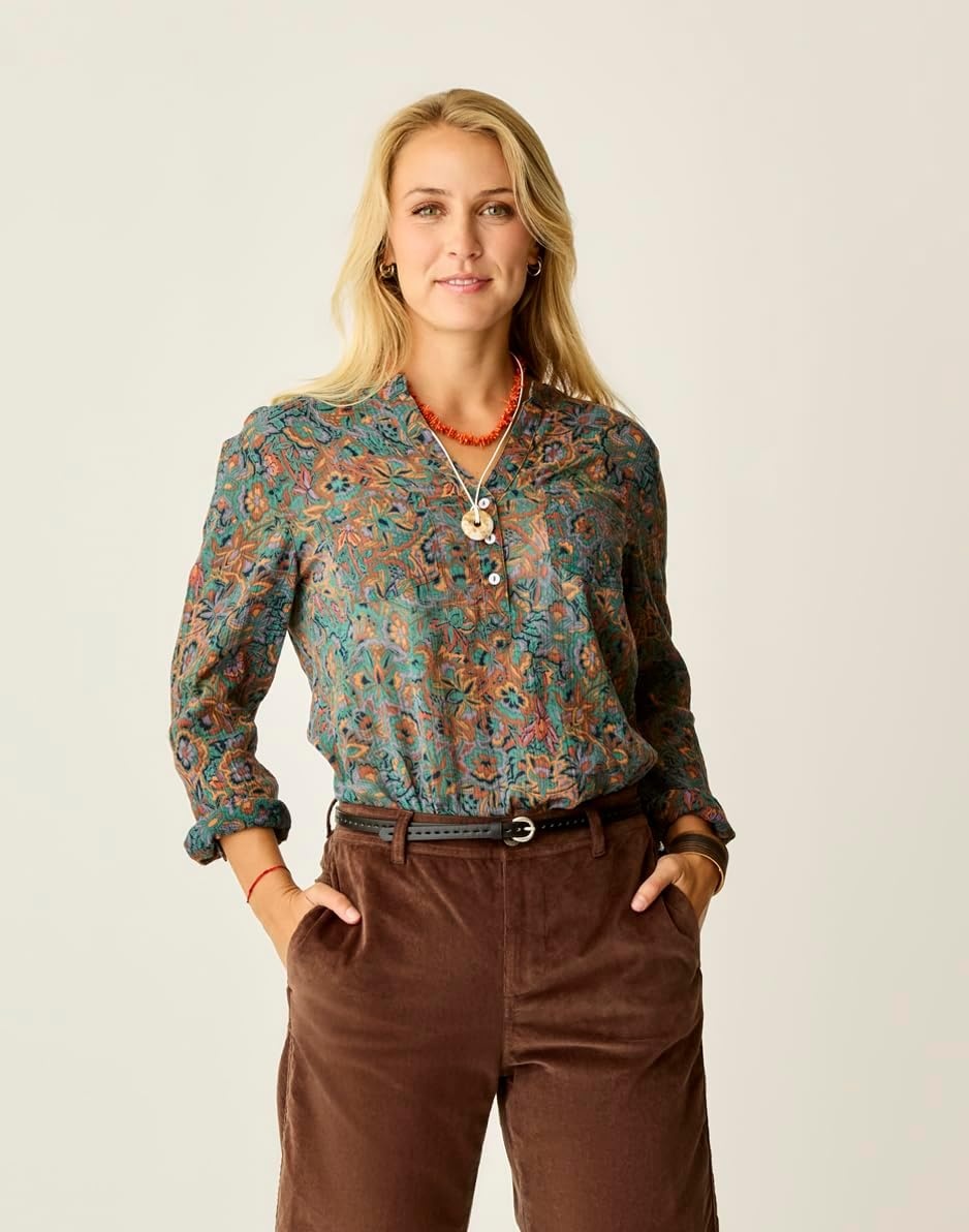 image:imageCarve Designs Dylan Gauze Shirt WomensBistro Floral