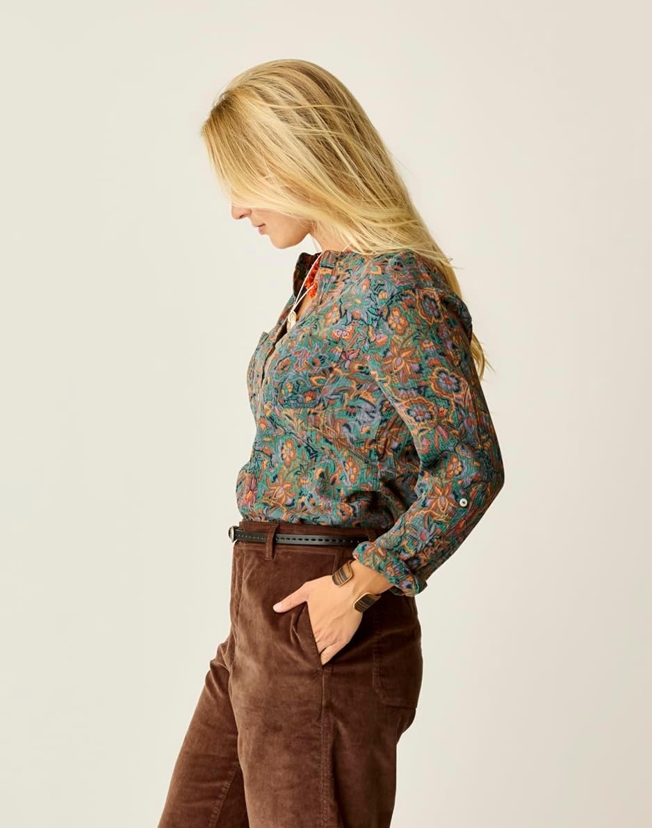 image:imageCarve Designs Dylan Gauze Shirt WomensBistro Floral
