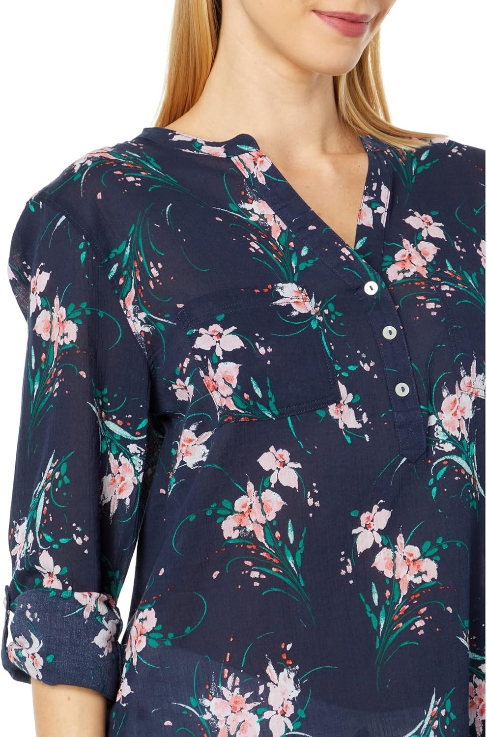 image:imageCarve Designs Dylan Gauze Shirt WomensBouquet