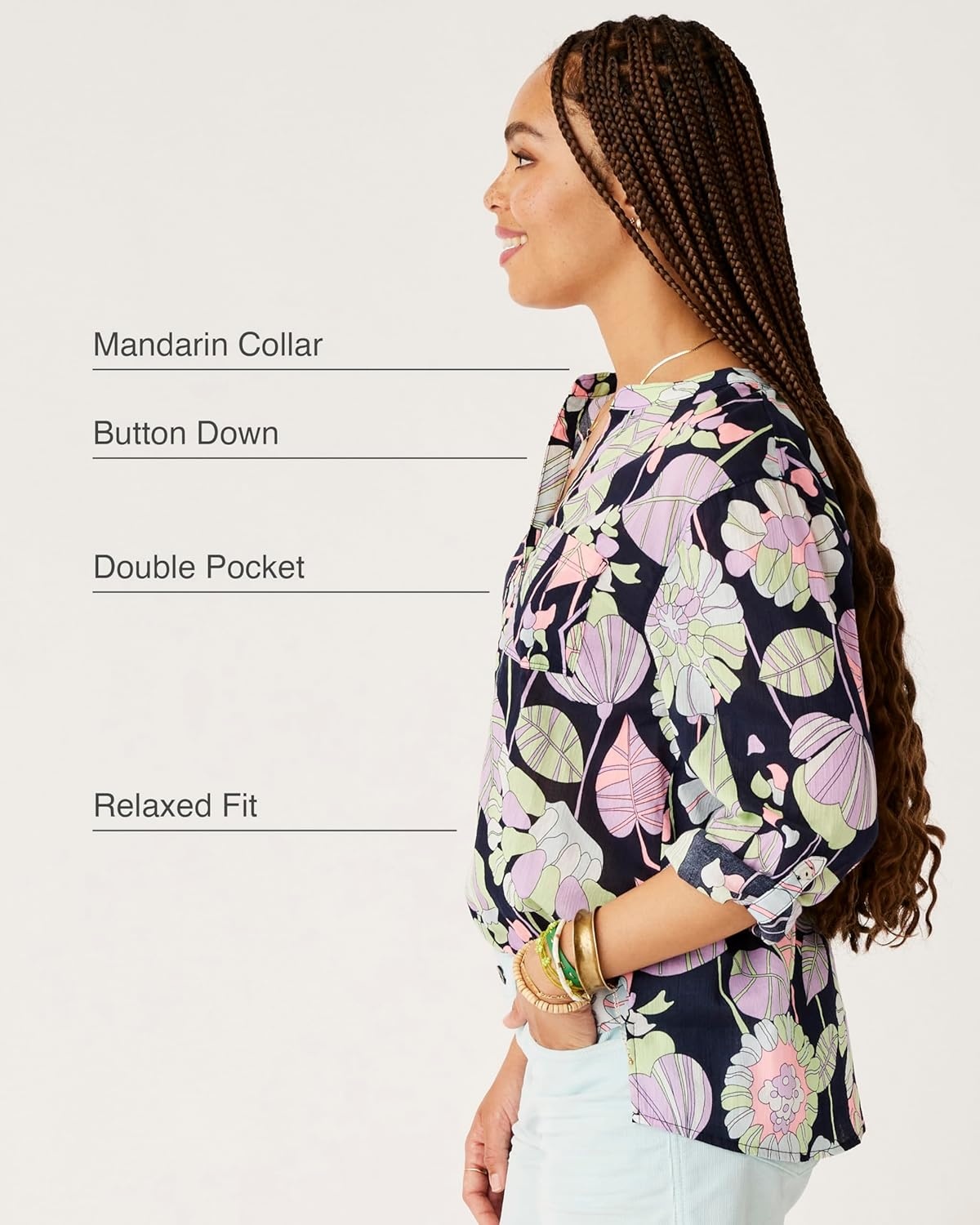 image:imageCarve Designs Dylan Gauze Shirt WomensBrigitte