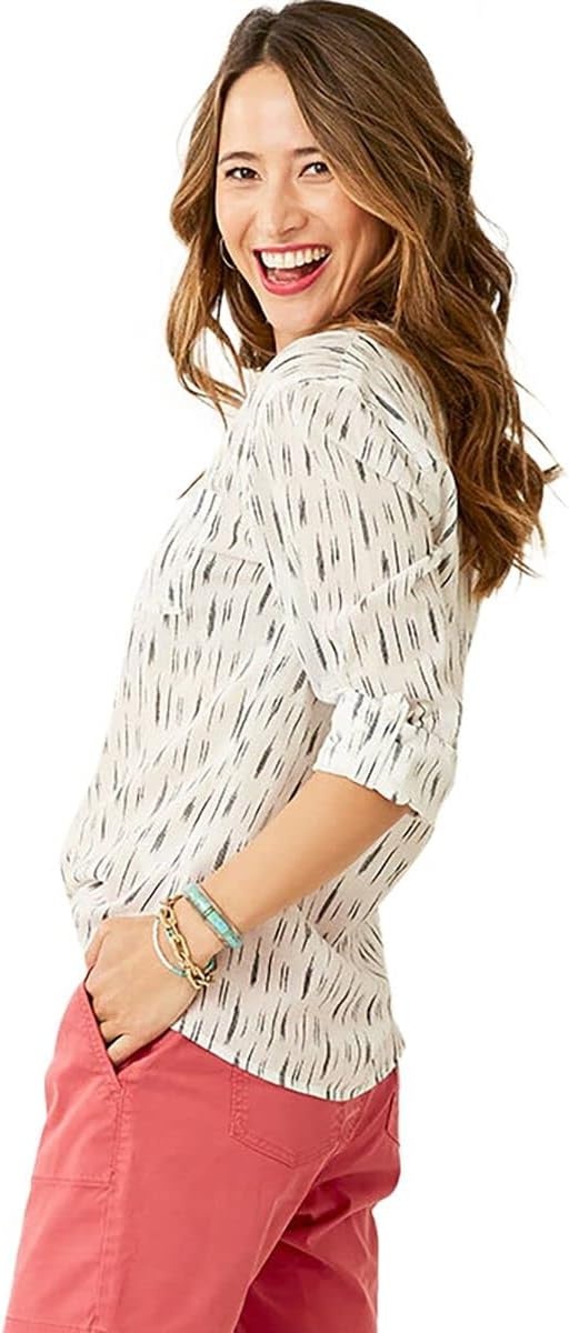 image:imageCarve Designs Dylan Gauze Shirt WomensCloud Ikat