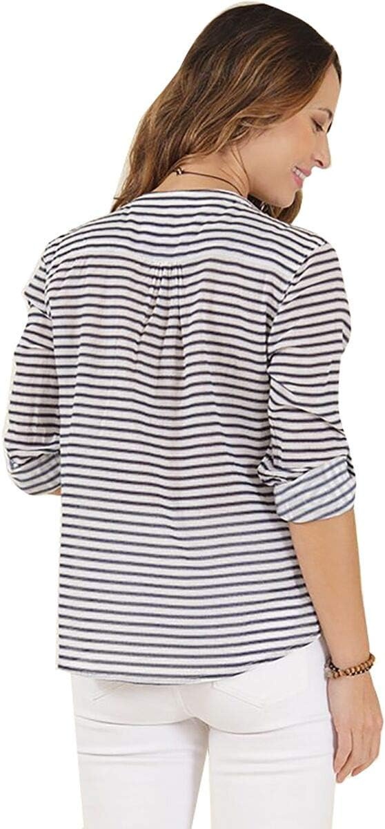image:imageCarve Designs Dylan Gauze Shirt WomensDash Stripe