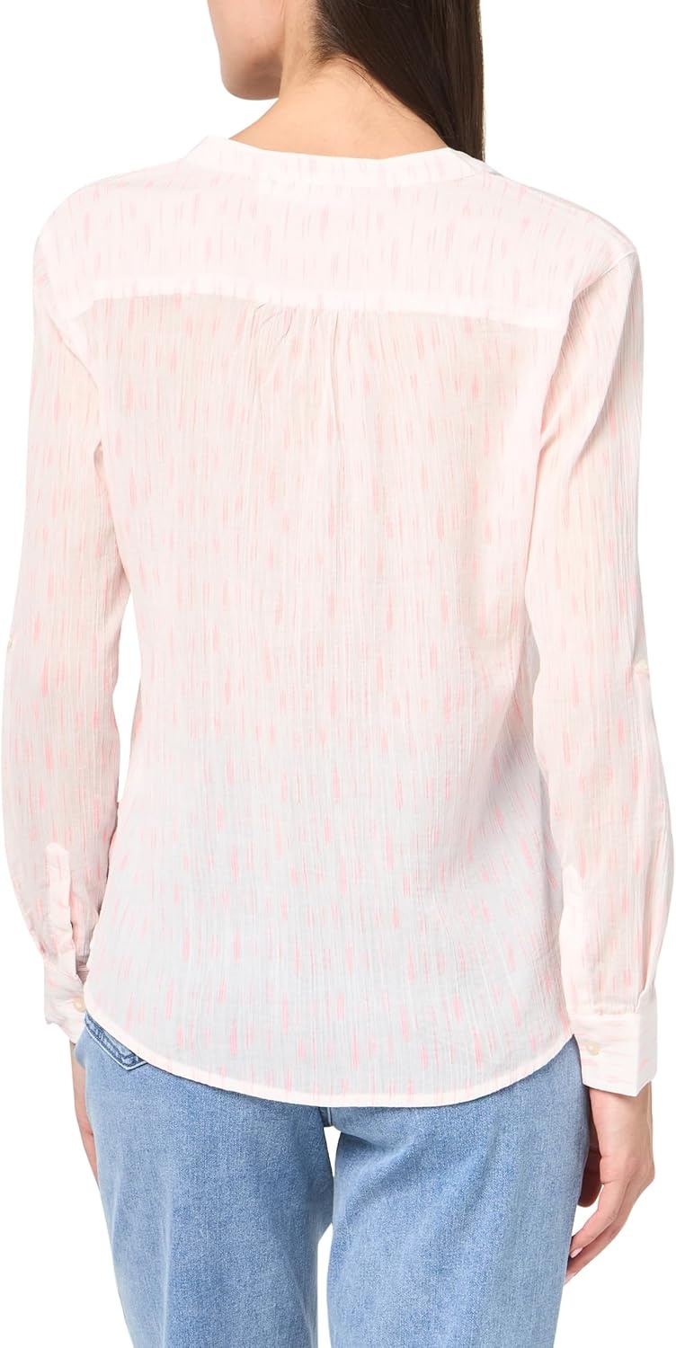 image:imageCarve Designs Dylan Gauze Shirt WomensElectric Coral Ikat