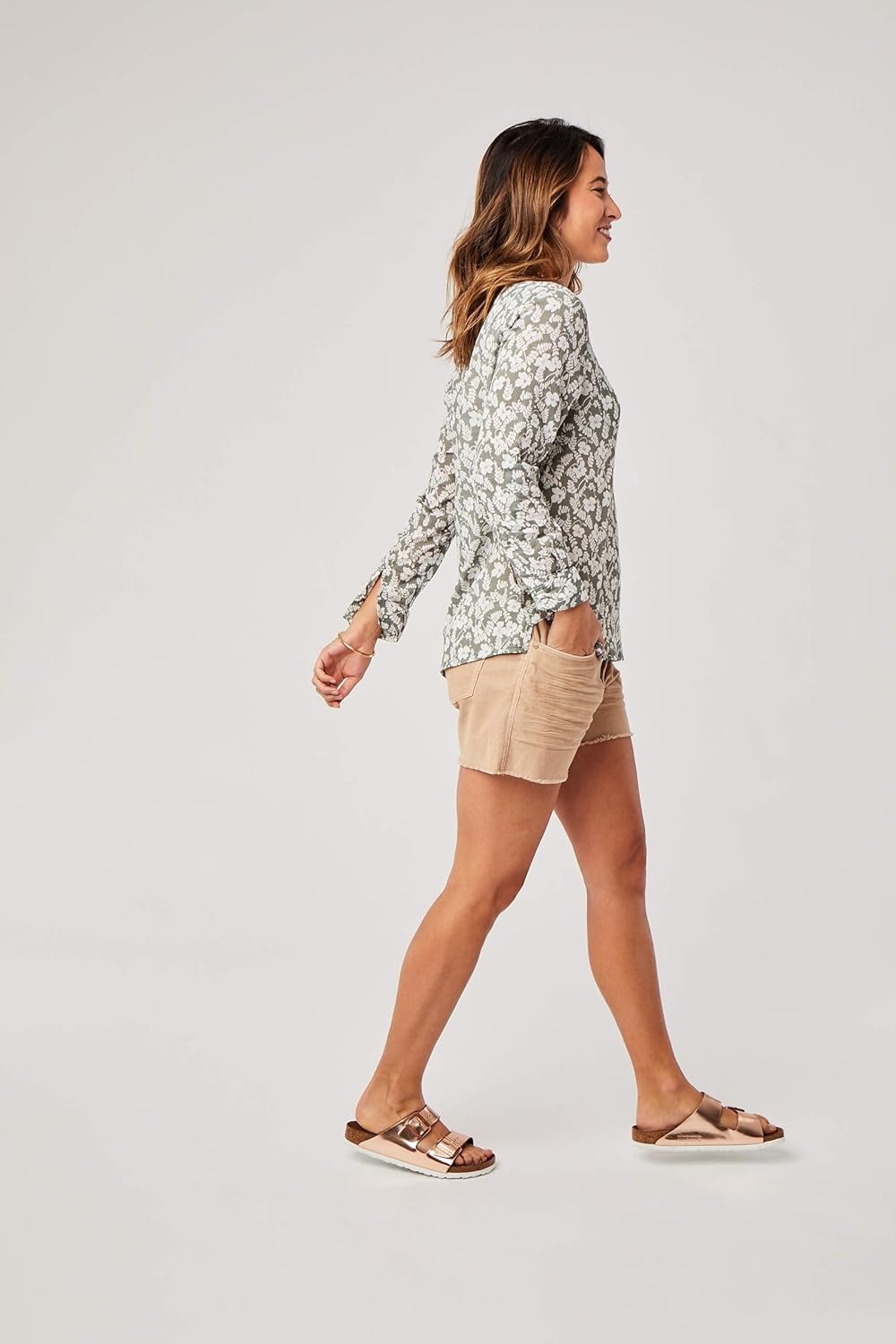 image:imageCarve Designs Dylan Gauze Shirt WomensMoss Hani