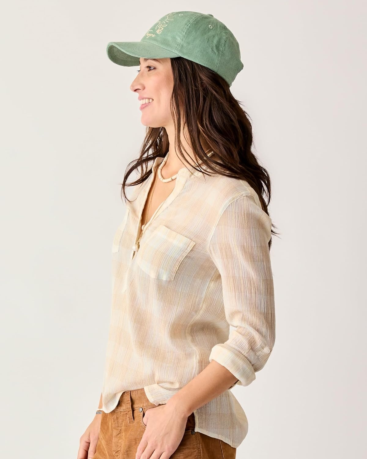 image:imageCarve Designs Dylan Gauze Shirt WomensMultiplaid