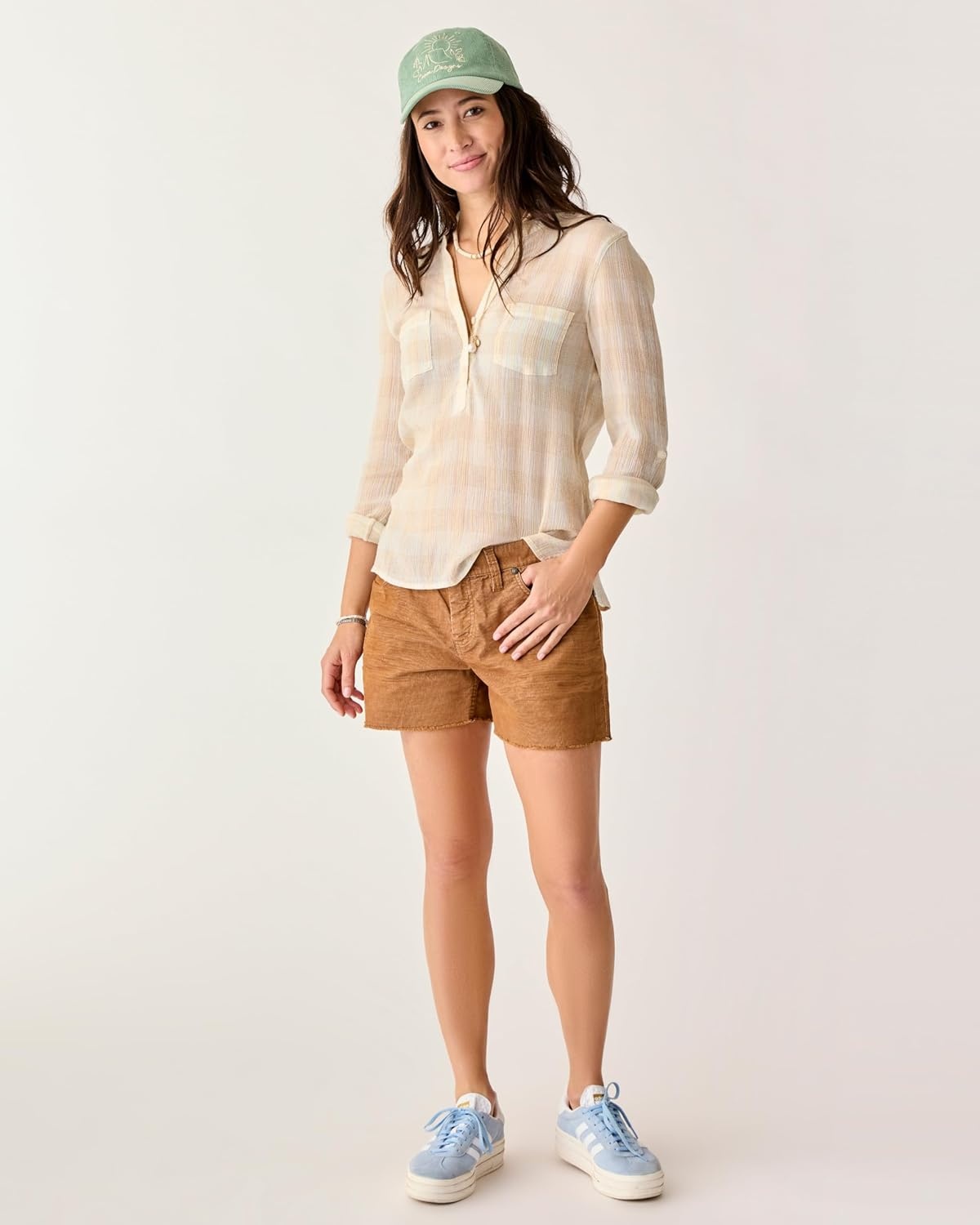 image:imageCarve Designs Dylan Gauze Shirt WomensMultiplaid