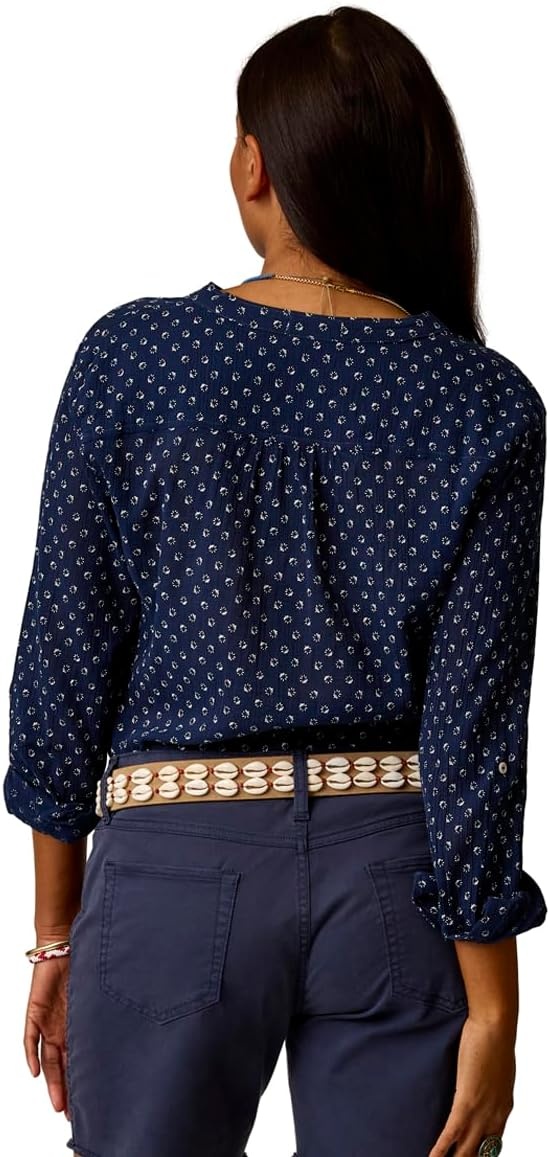 image:imageCarve Designs Dylan Gauze Shirt WomensPetite Bloom