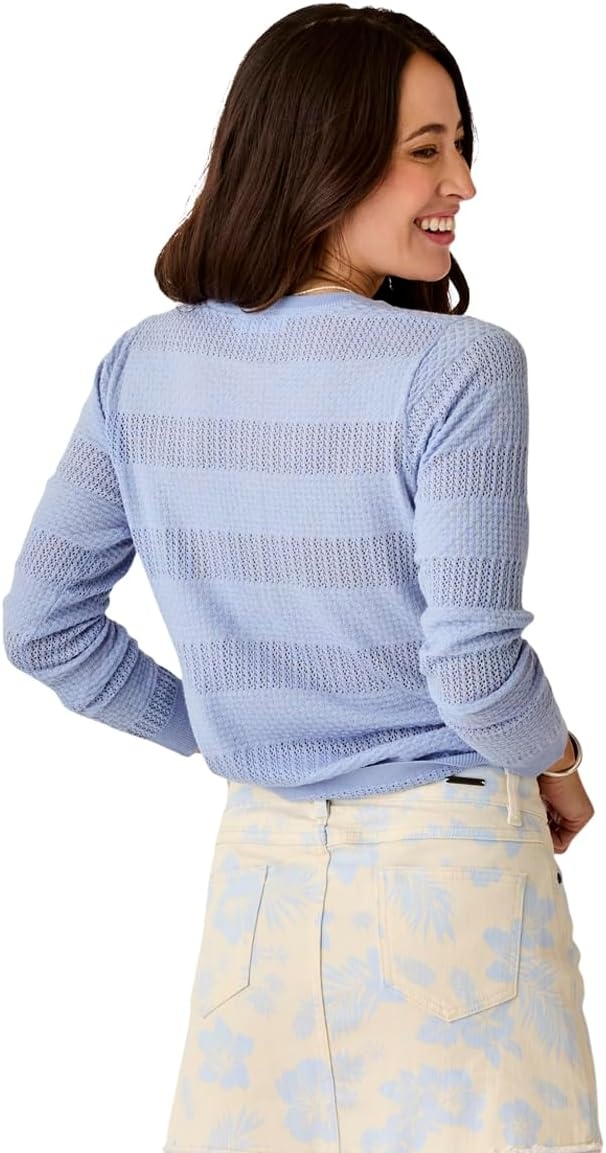 image:imageCarve Designs Womens Amara Pointelle SweaterKentucky