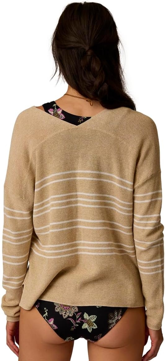 image:imageCarve Designs Womens Amara Pointelle SweaterPrairie Heather