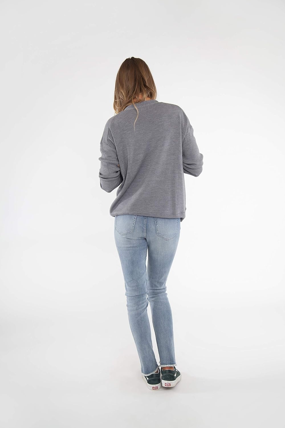 image:imageCarve Designs Womens Aurora SweaterGrey Heather