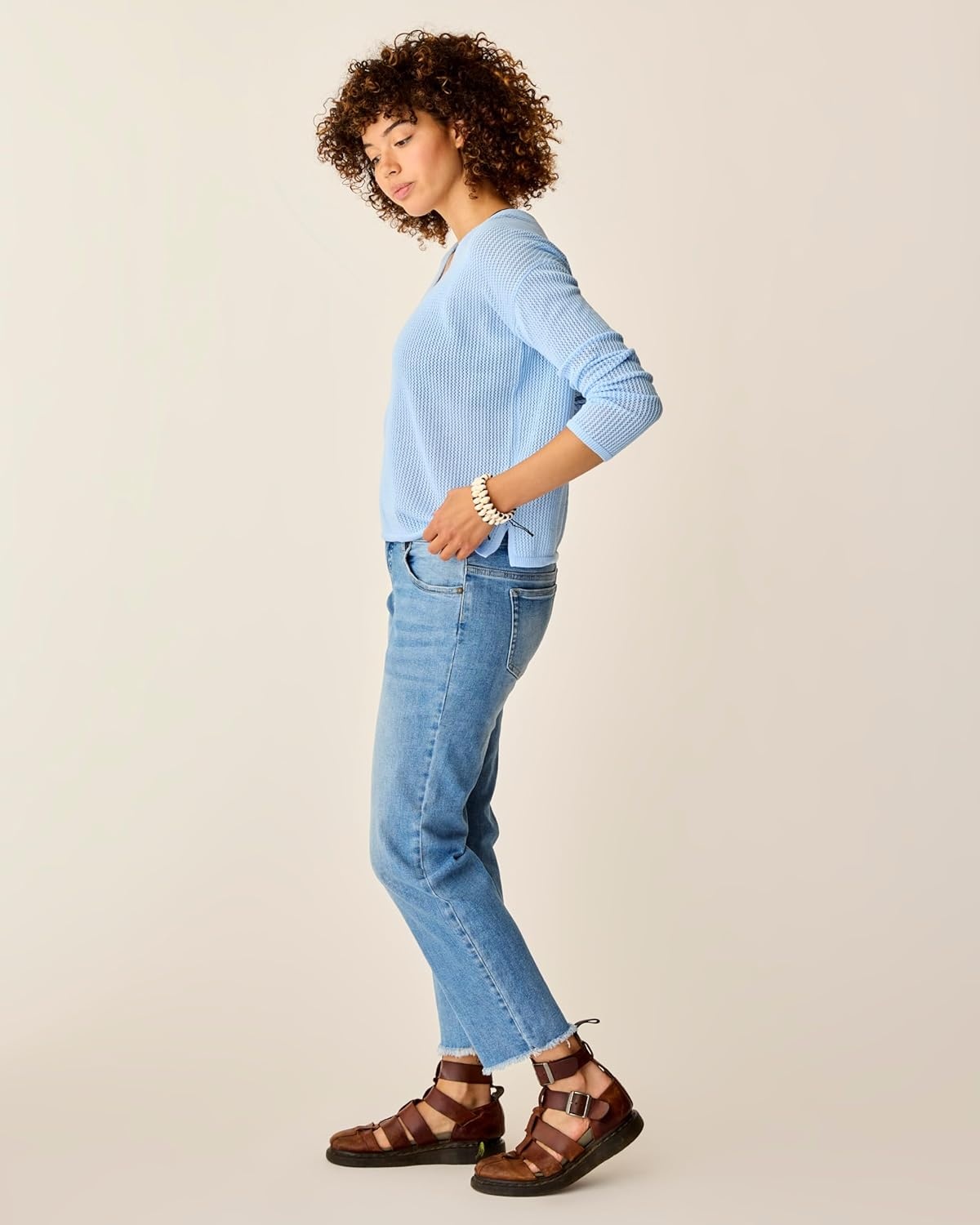 image:imageCarve Designs Womens Austin Crop JeanBlue Tide