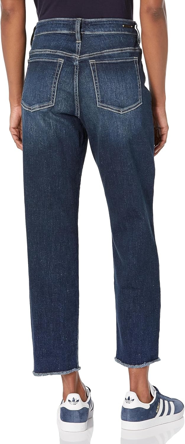 image:imageCarve Designs Womens Austin Crop JeanDark Rinse