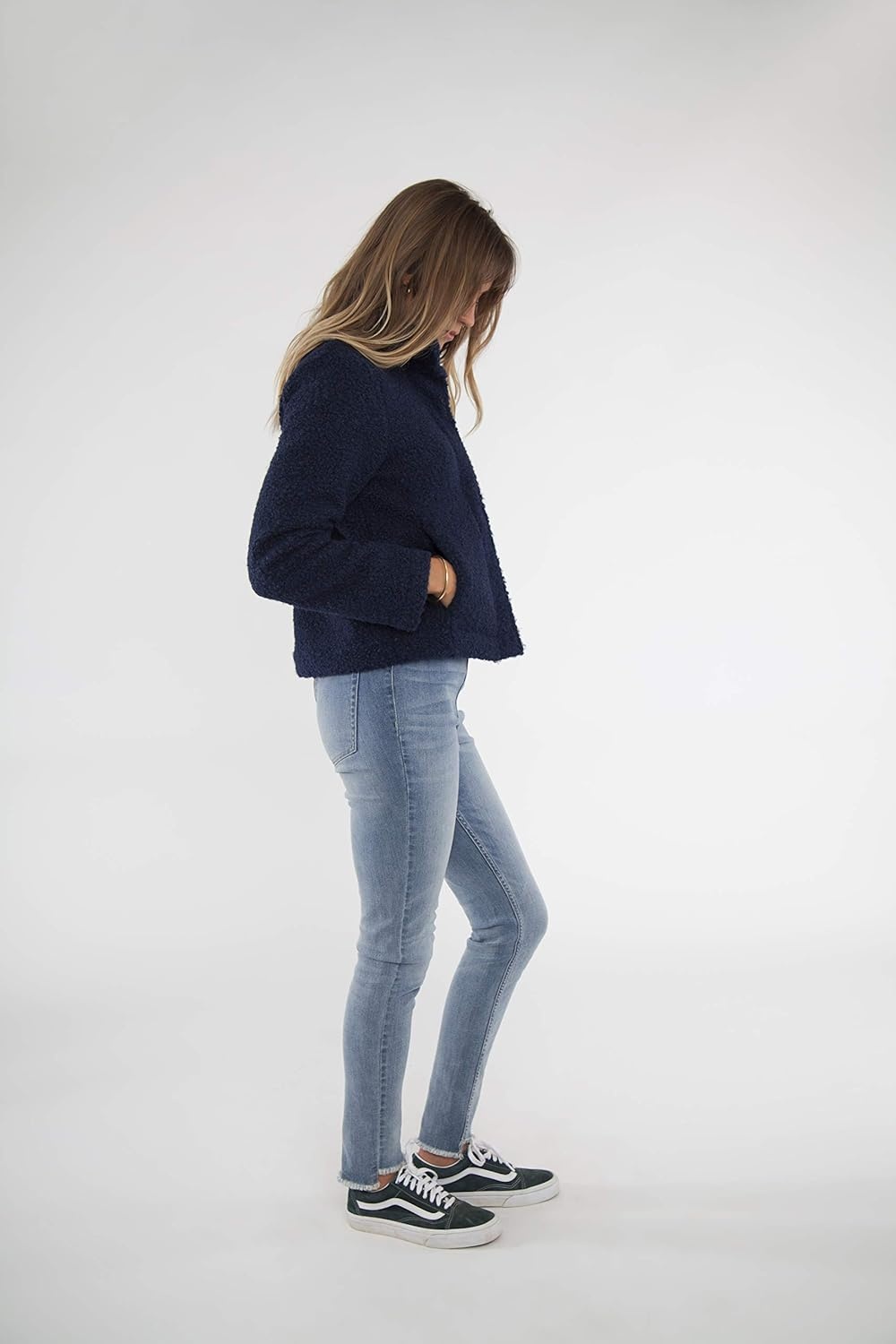 image:imageCarve Designs Womens Clayton Moto JacketNavy