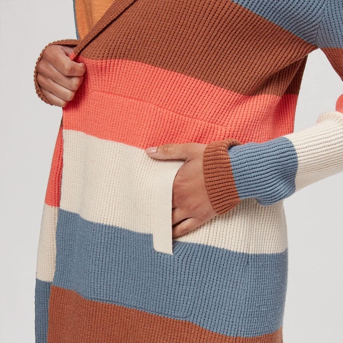 image:imageCarve Designs Womens Durango SweaterCoral Bold Stripe