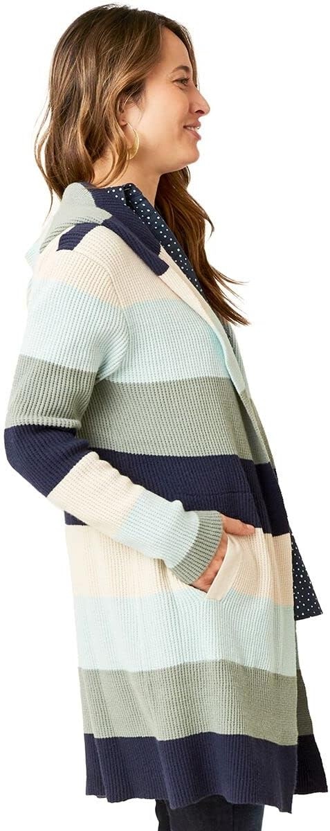 image:imageCarve Designs Womens Durango SweaterThyme Bold Stripe