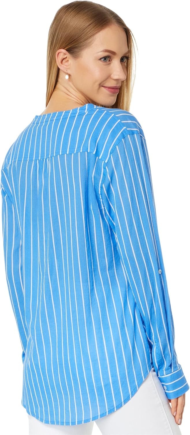 image:imageCarve Designs Womens Dylan Gauze TunicBluebay Stripe