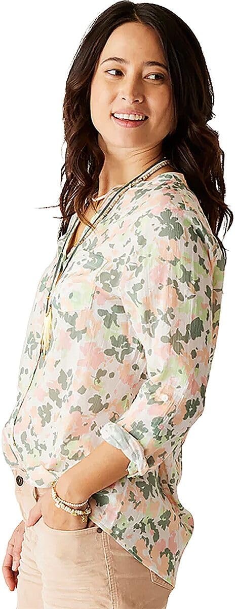 image:imageCarve Designs Womens Dylan Gauze TunicCloud Wildflower