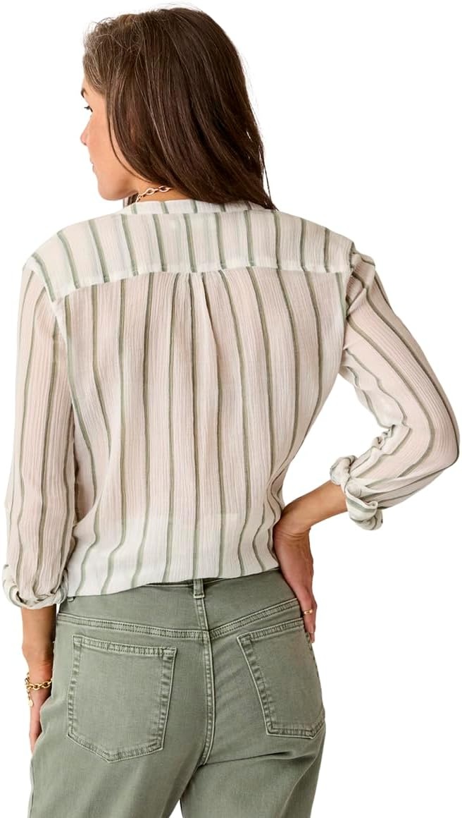 image:imageCarve Designs Womens Dylan Textured ShirtFatigue Stripe
