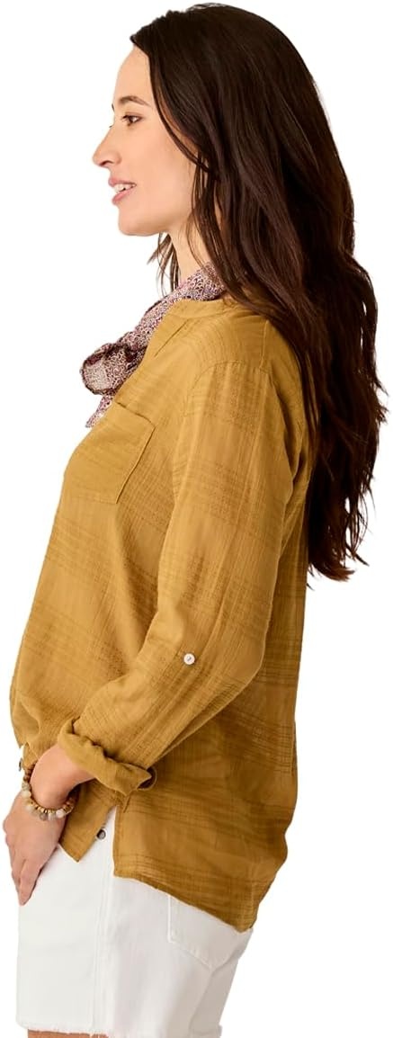 image:imageCarve Designs Womens Dylan Textured ShirtGolden