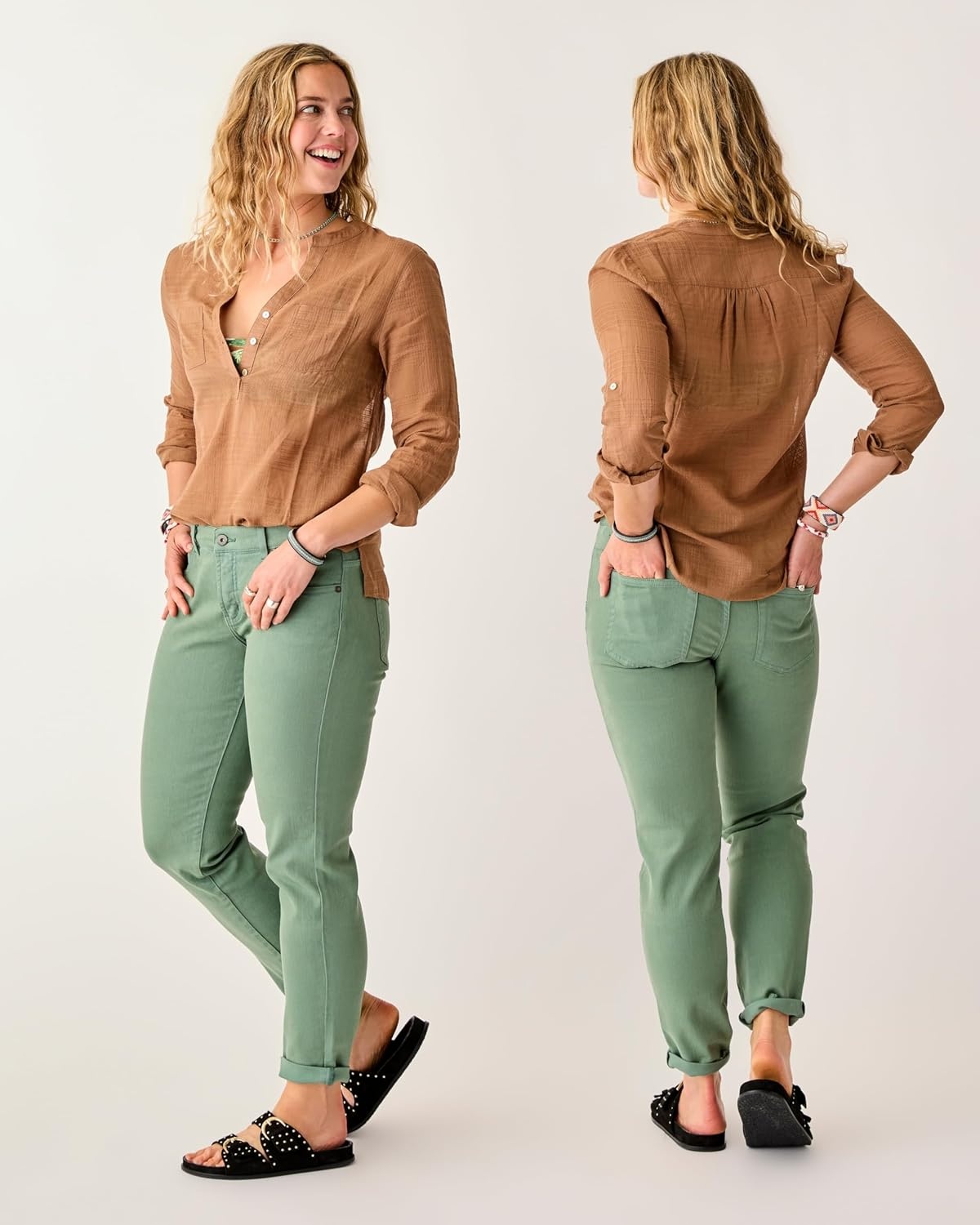 image:imageCarve Designs Womens Dylan Textured ShirtRum