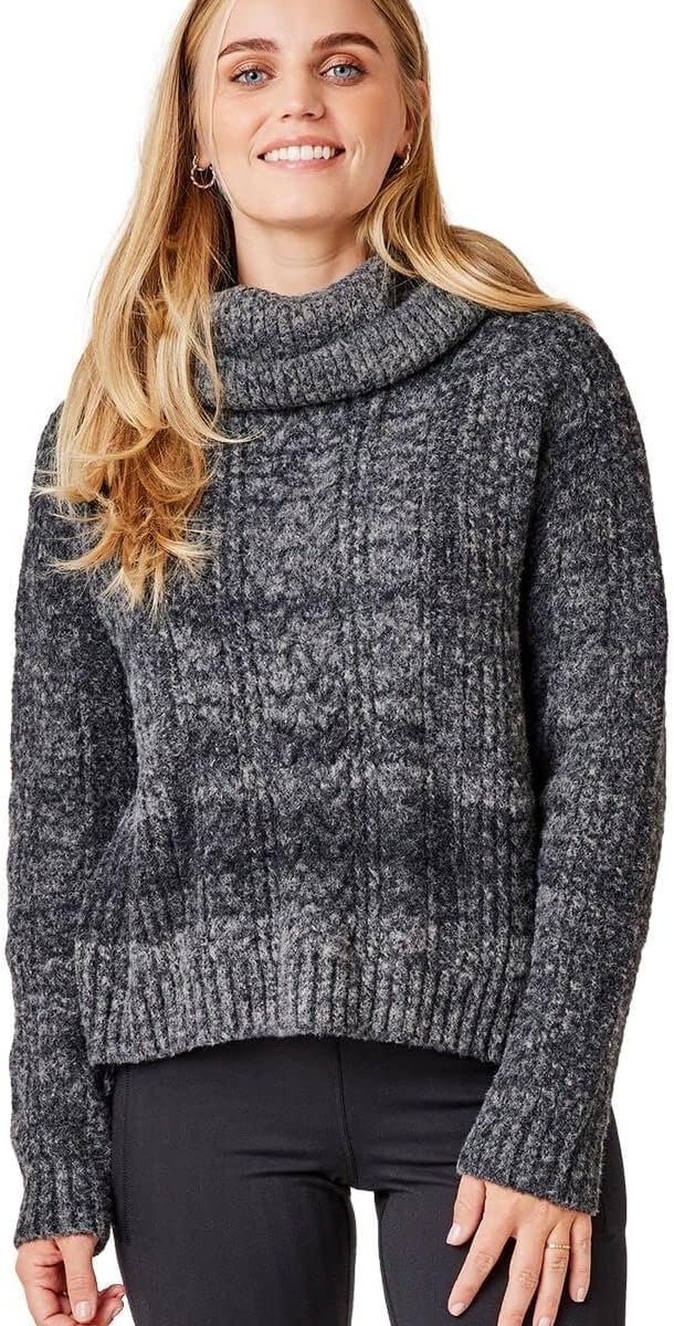 image:imageCarve Designs Womens Field SweaterBlack Heather