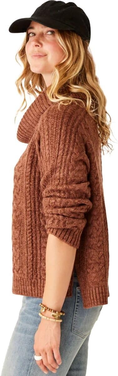image:imageCarve Designs Womens Field SweaterChocolate Heather