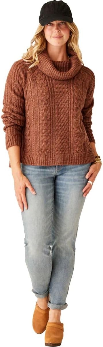 image:imageCarve Designs Womens Field SweaterChocolate Heather