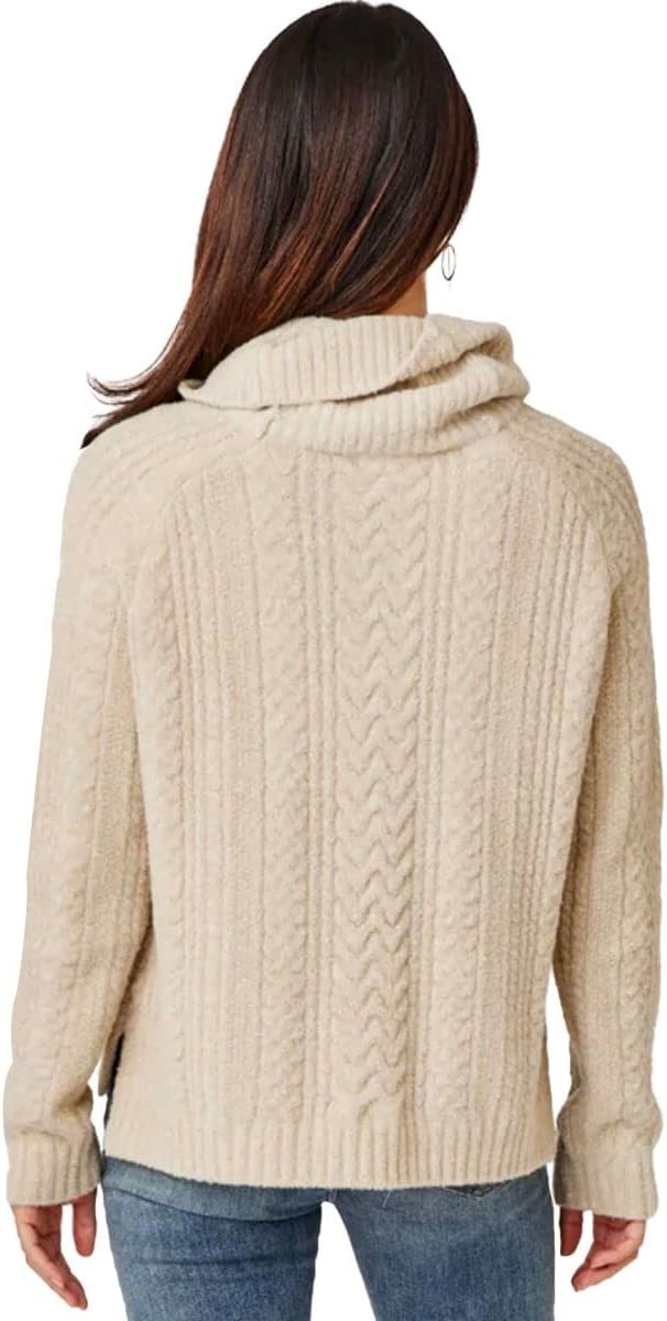 image:imageCarve Designs Womens Field SweaterLt Khaki Heather