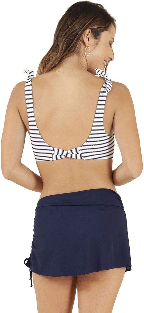 image:imageCarve Designs Womens Hoku Swim SkirtNavy Rib