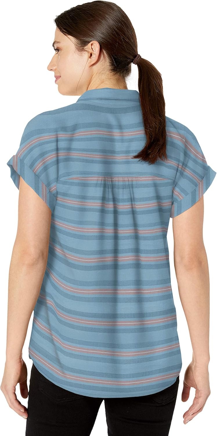image:imageCarve Designs Womens Huck Ss ShirtLake Stripe