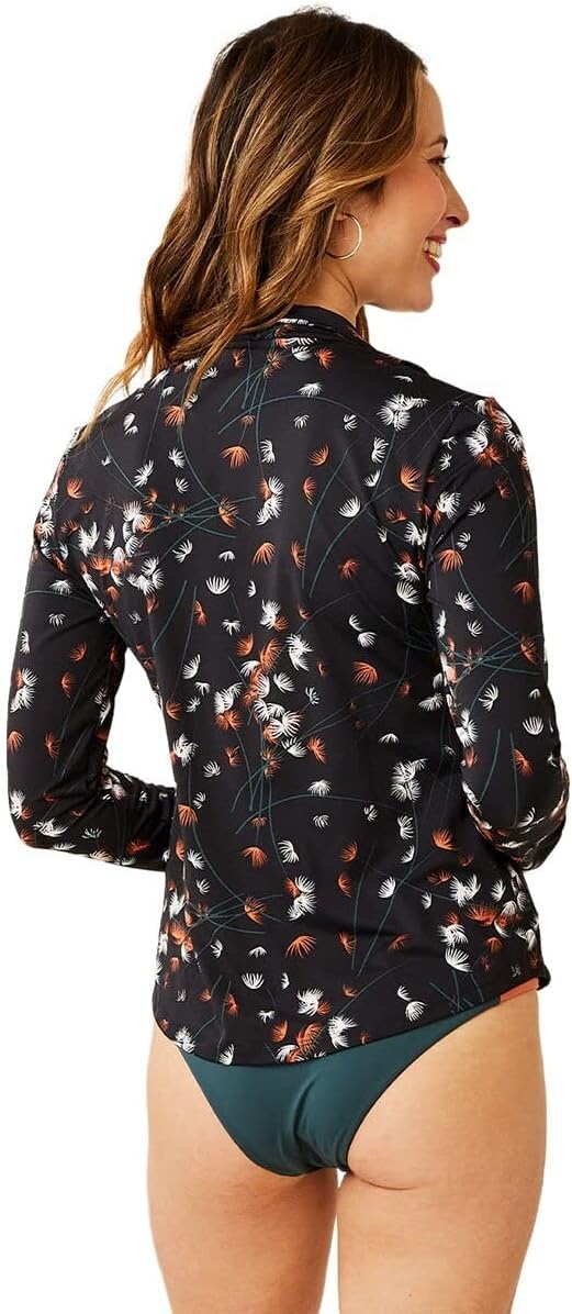 image:imageCarve Designs Womens Lake SunshirtFeather Floral