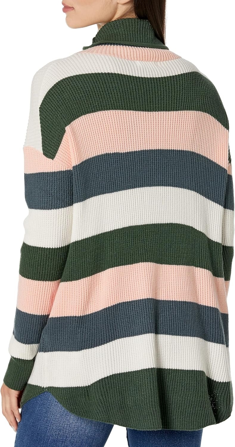 image:imageCarve Designs Womens Rockvale SweaterCilantro Rugby Stripe