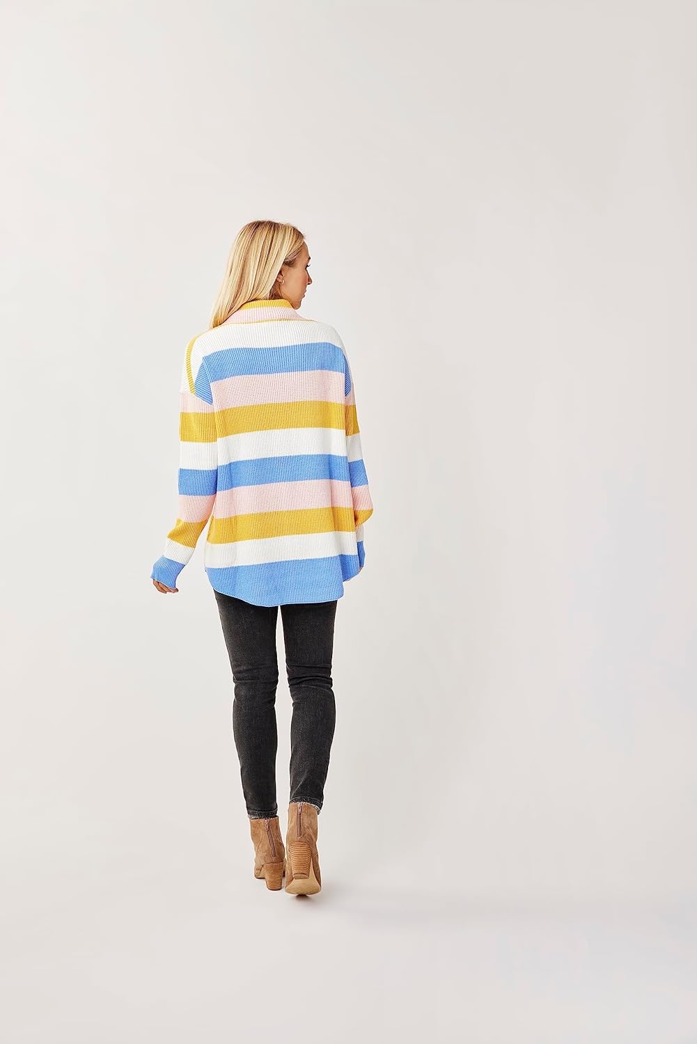 image:imageCarve Designs Womens Rockvale SweaterSunshine Rugby Stripe