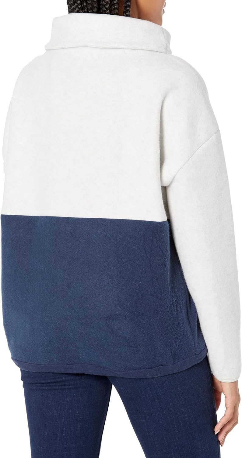 image:imageCarve Designs Womens Rowayton Colorblock CowlCloud Heather W Navy