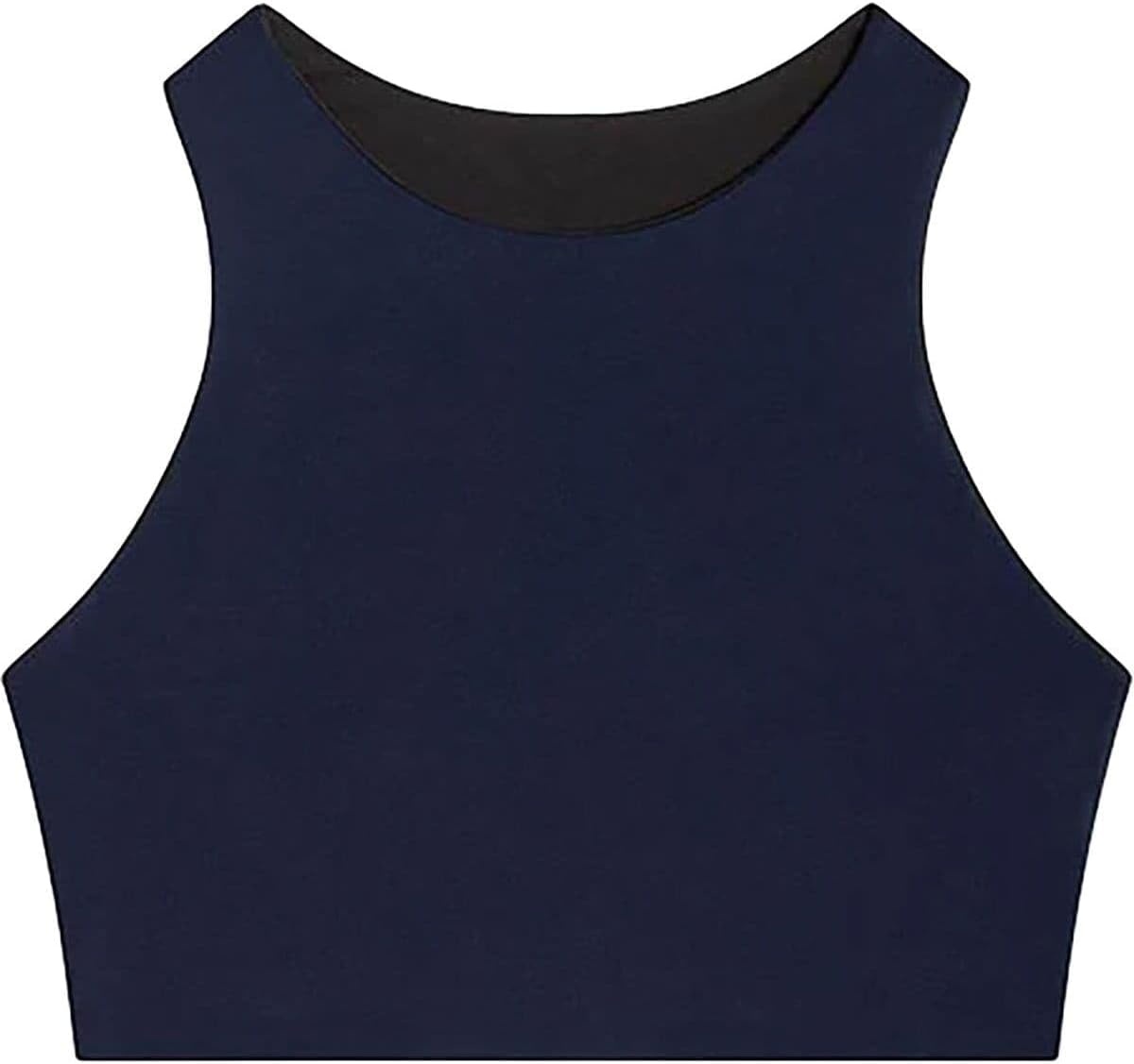 image:imageCarve Designs Womens Sanitas Reversible Top Navy HakuNavy Bayside LGBlackNavy