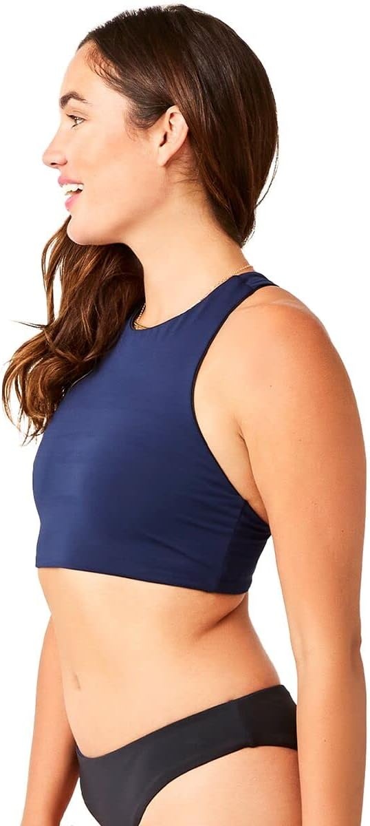 image:imageCarve Designs Womens Sanitas Reversible Top Navy HakuNavy Bayside LGBlackNavy