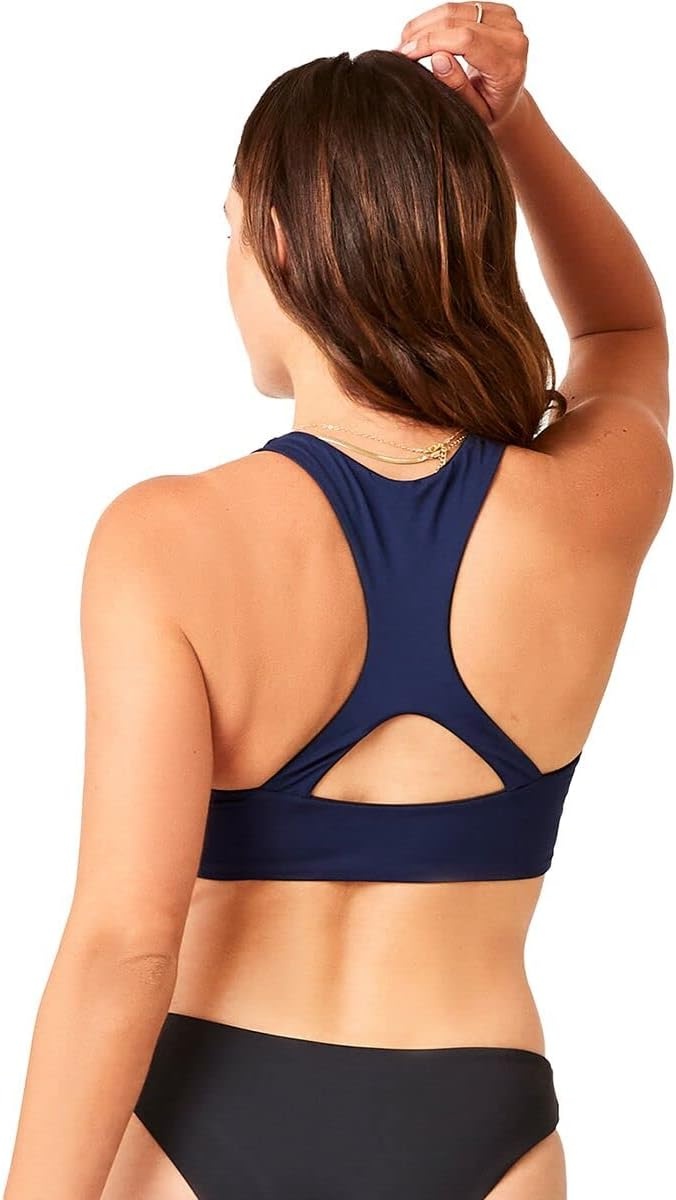 image:imageCarve Designs Womens Sanitas Reversible Top Navy HakuNavy Bayside LGBlackNavy