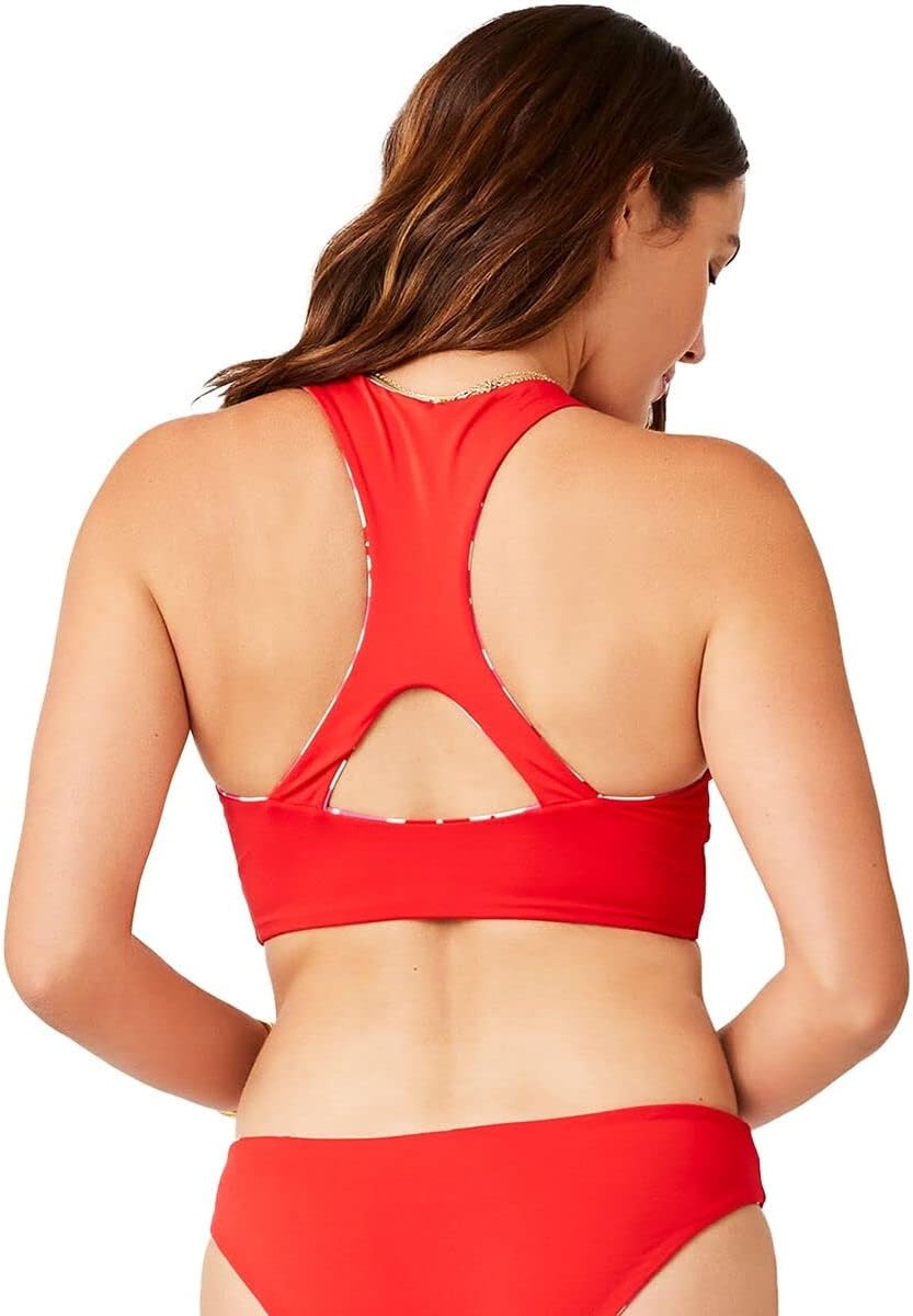 image:imageCarve Designs Womens Sanitas Reversible Top Navy HakuNavy Bayside LGOrchardHot Red