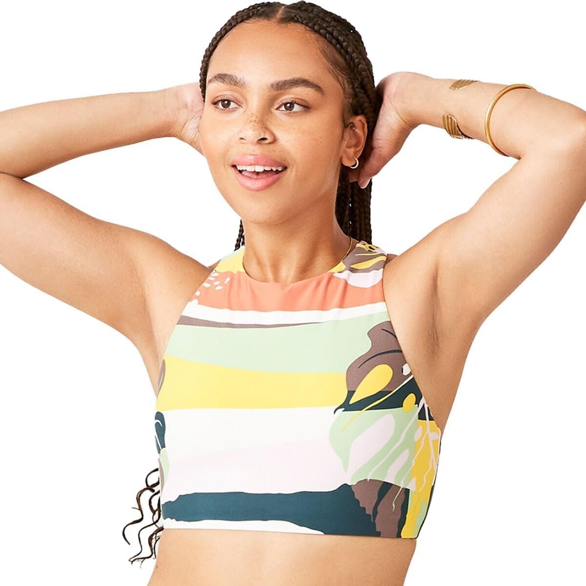 image:imageCarve Designs Womens Sanitas Reversible Top Navy HakuNavy Bayside LGTerraCascade