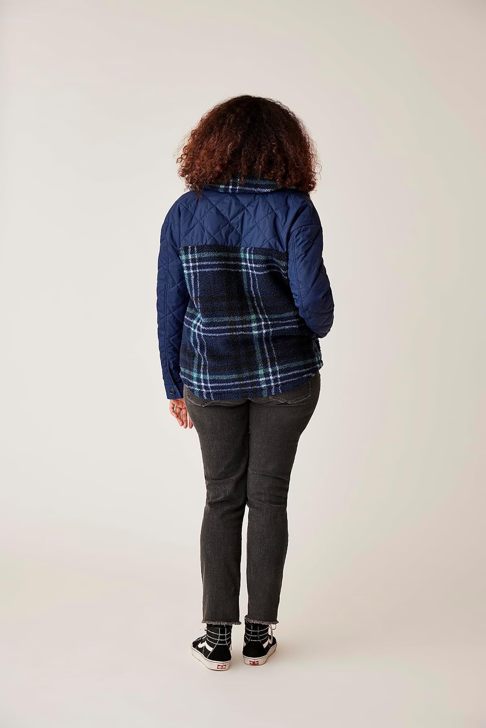 image:imageCarve Designs Womens Vineyard ShacketDk Blue Plaid