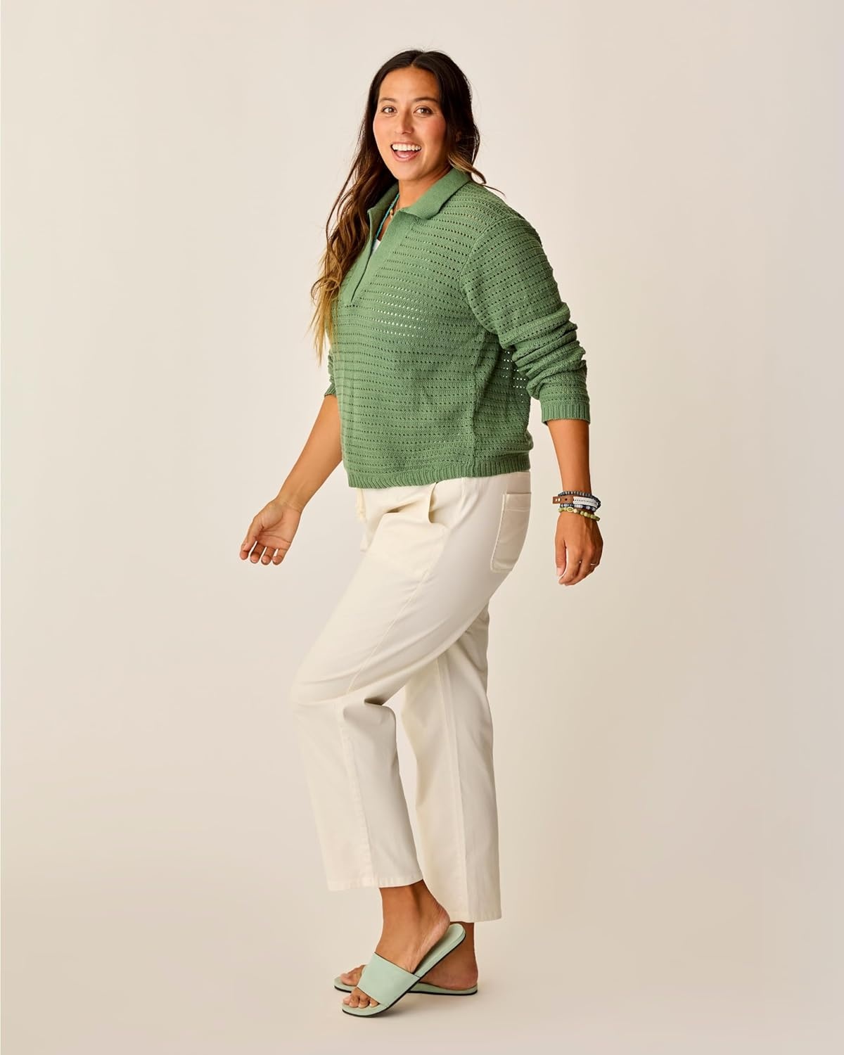 image:imageCarve Designs Womens Zoe Twill PantBirch