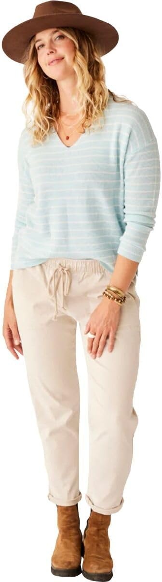 image:imageCarve Designs Womens Zoe Twill PantCement