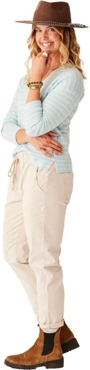 image:imageCarve Designs Womens Zoe Twill PantCement