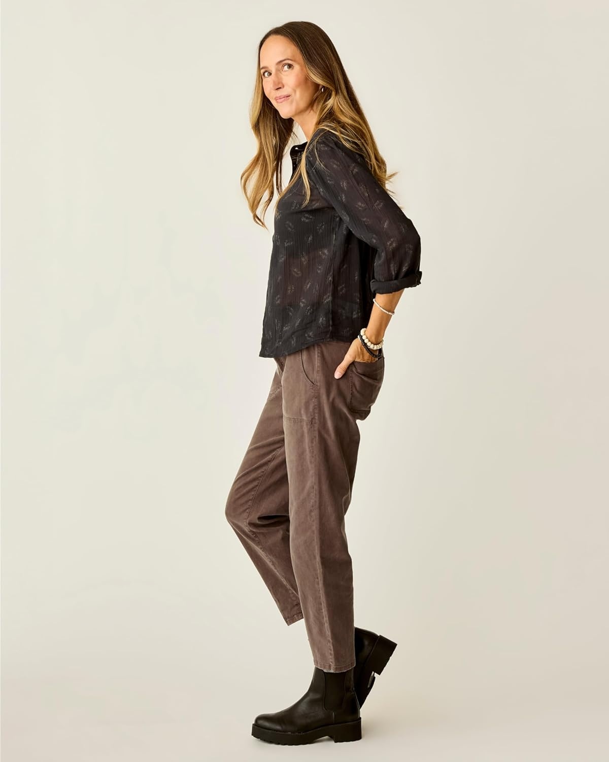image:imageCarve Designs Womens Zoe Twill PantEspresso