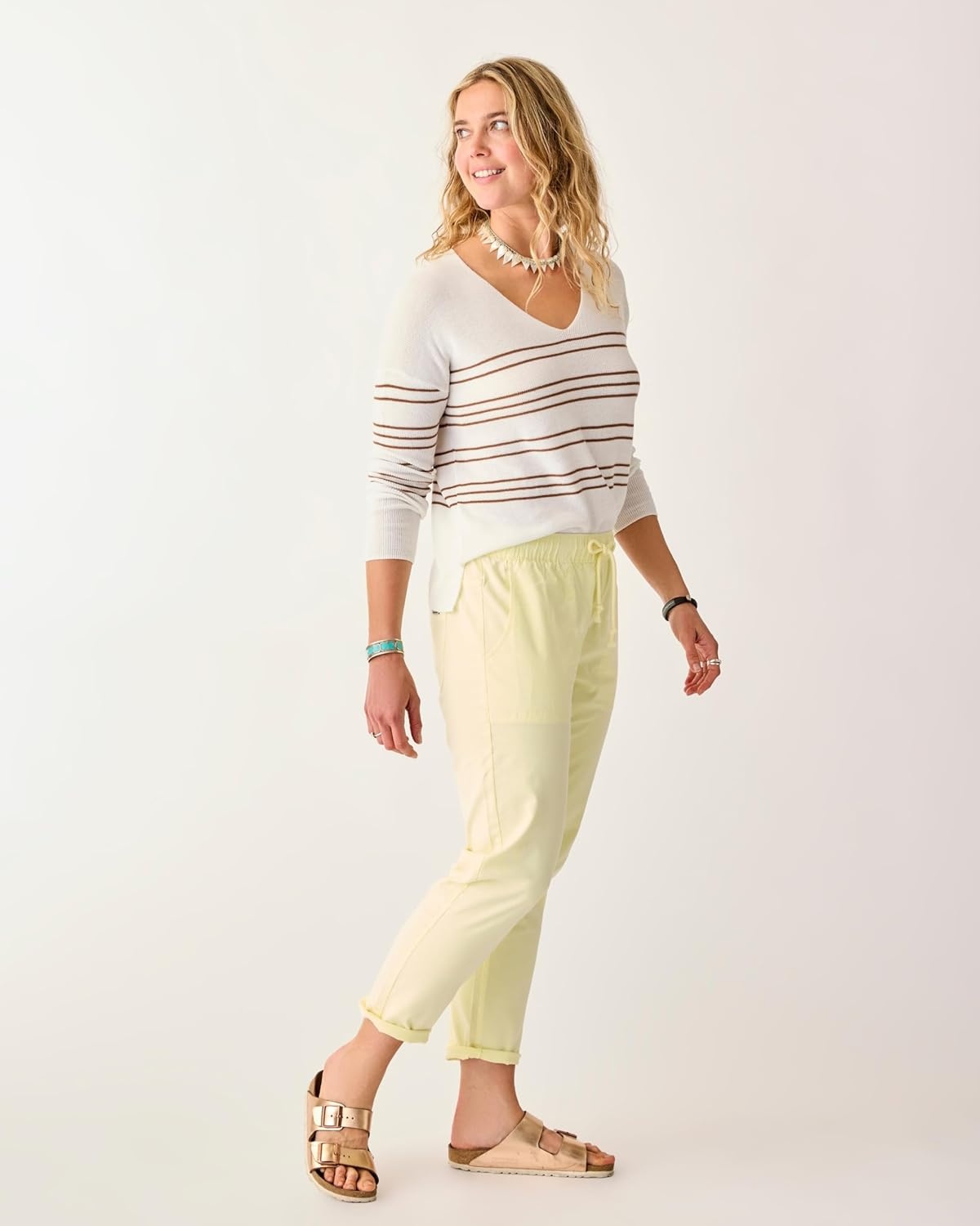 image:imageCarve Designs Womens Zoe Twill PantLight Limeade